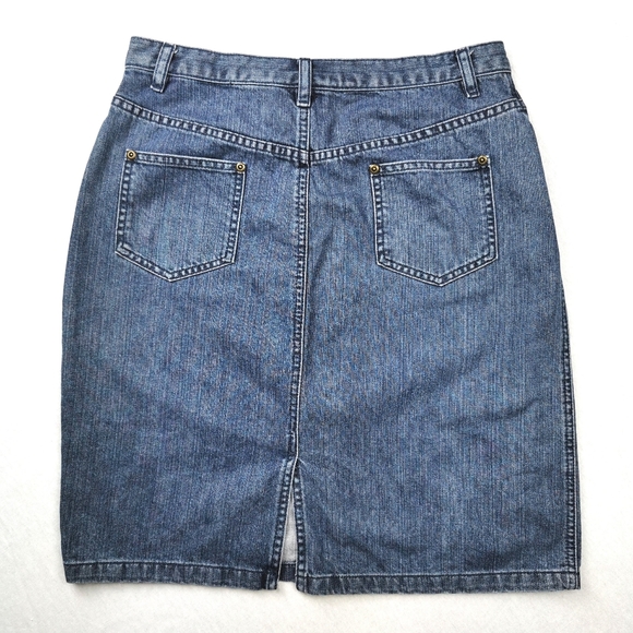 Liz Claiborne denim skirt - Picture 2 of 4